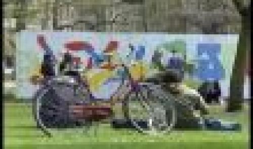 Graffitis: une fresque dans le jardin botanique